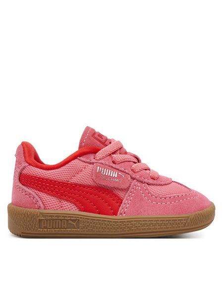 Puma Sneakersy Palermo Love AC Inf 400938 01 Różowy. Czerwone buty sportowe dziewczęce Puma, bez wzorów, ze skóry, bez zapięcia. Za 129.99 zł.