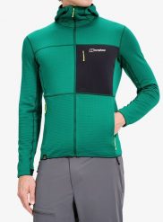 Bluza rozpinana męska Berghaus Ridge-Hiker Hoody. Zielone bluzy z kapturem męskie Berghaus, m, z materiału. Za 571.99 zł.