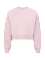 Clique Miami Cropped krótki sweter damski z bawełny z recyklingiem – Candy Pink. Czerwone swetry klasyczne damskie CLIQUE, xl, z bawełny, bez kołnierzyka. Za 155.70 zł.