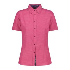 Koszula damska turystyczne CMP 31T7156. Czerwone koszule damskie CMP, l, bez wzorów, sportowe, bez kołnierzyka, bez ramiączek. W wyprzedaży za 134.99 zł.