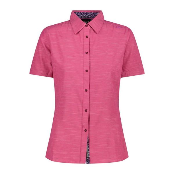 Koszula damska turystyczne CMP 31T7156. Czerwone koszule damskie CMP, l, bez wzorów, sportowe, bez kołnierzyka, bez ramiączek. W wyprzedaży za 134.99 zł.