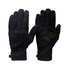 Rękawiczki polarowe Black Diamond Everyday Fleece Gloves pięciopalczaste. Czarne rękawiczki damskie Black Diamond, bez wzorów, z polaru. Za 84.99 zł.
