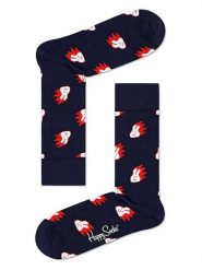 Happy Socks Skarpety w kolorze granatowym rozmiar: 36-40. Niebieskie skarpetki męskie Happy Socks, bez wzorów, prążkowane. Za 32.67 zł.