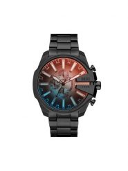 Diesel Zegarek Mega Chief Slim DZ4689 Czarny. Czarne, analogowe zegarki męskie Diesel. Za 1,249.00 zł.
