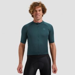 Koszulka rowerowa męska Rogelli Essential II. Czarne t-shirty sportowe męskie Rogelli, m, z elastanu, bez ramiączek, rowerowe. Za 227.00 zł.