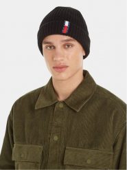 Tommy Jeans Czapka Im Tju Unisex Beanie AU0AU01808 Czarny. Czarne czapki zimowe damskie Tommy Jeans, z jeansu. Za 239.99 zł.