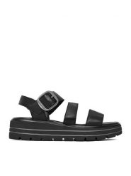 Remonte Sandały CEO-D3N50-00 Czarny. Czarne sandały damskie Remonte, bez wzorów, ze skóry, bez obcasa, na płaskiej podeszwie. Za 369.99 zł.