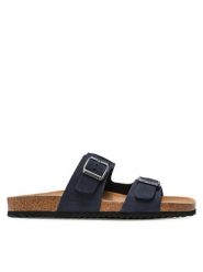 Geox Klapki U Sandal Ghita B U159VB 00032 C4002 Granatowy. Niebieskie klapki i japonki męskie Geox, z nubiku. Za 339.99 zł.