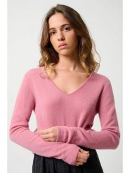AUTHENTIC CASHMERE Kaszmirowy sweter "Galise" w kolorze jasnoróżowym rozmiar: XL. Różowe swetry klasyczne damskie AUTHENTIC CASHMERE, xl, z kaszmiru, bez kołnierzyka. Za 232.78 zł.
