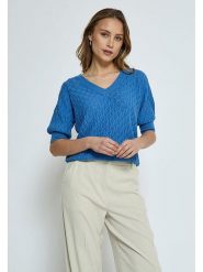 Peppercorn Sweter w kolorze niebieskim rozmiar: XL. Niebieskie swetry klasyczne damskie Peppercorn, xl, ze splotem, bez kołnierzyka. Za 166.45 zł.