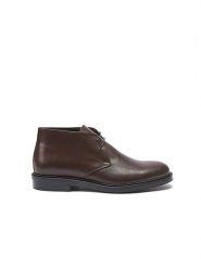 Frank Daniel Skórzane botki w kolorze brązowym rozmiar: 46. Brązowe buty zimowe męskie Frank Daniel, bez zapięcia. Za 404.99 zł.