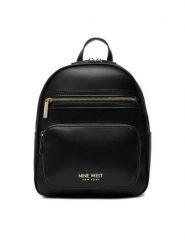 Nine West Plecak CEO-OHIO-LDA8173 Czarny. Czarne plecaki damskie Nine West, bez wzorów, z materiału. Za 269.99 zł.