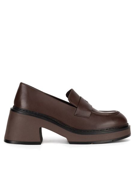 Gino Rossi Mokasyny DOROTA-01W1-001 Brązowy. Brązowe mokasyny damskie Gino Rossi, ze skóry. Za 329.99 zł.