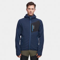 Bluza turystyczna męska z kapturem Alpinus Fryatt. Czarne bluzy z kapturem męskie Alpinus, m. Za 339.00 zł.