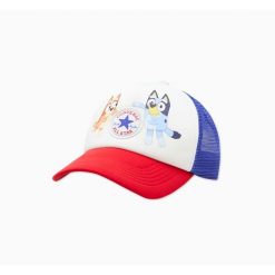 Czapka z daszkiem Converse Cam Bluey. Białe czapki męskie Converse, bez wzorów. Za 143.50 zł.