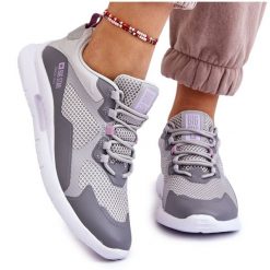 Damskie Buty Sportowe Sneakersy Big Star LL274371 Szare. Szare buty sportowe na co dzień damskie bez wzorów, z gumy. Za 328.54 zł.