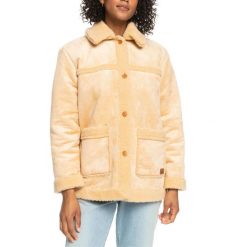 Kurtka zimowa damska Roxy Change Of Heart Sherpa. Białe kurtki damskie Roxy, na zimę, xl, bez wzorów, z poliesteru, bez kaptura. Za 251.00 zł.