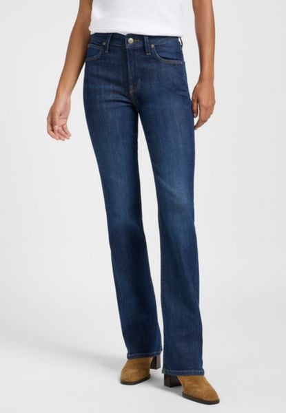 DAMSKIE SPODNIE JEANSOWE LEE BREESE BOOT FUTURE VISION 112363796. Spodnie materiałowe damskie Lee, bez wzorów, z jeansu. Za 219.99 zł.