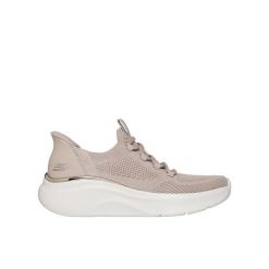 Buty sportowe damskie Skechers Bobs B Love-True Delight SLIP-INS. Brązowe buty sportowe na co dzień damskie Skechers, bez wzorów. Za 339.00 zł.