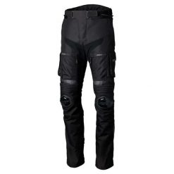 Spodnie motocyklowe RST Ranger. Czarne spodnie materiałowe męskie RST, bez wzorów, z materiału. Za 798.00 zł.