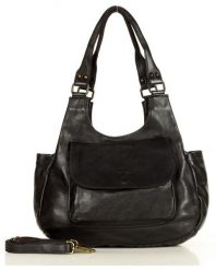 Shopper damski czarny MARCO MAZZINI v154d. Czarne shopper bag damskie bez wzorów, ze skóry, na ramię, duże, bez dodatków. Za 597.55 zł.