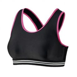 Top bikini Beco Beactive B/C czarno-różowy. Czerwone bikini damskie 47 Brand, bez wzorów, z elastanu, bez ramiączek. Za 192.99 zł.