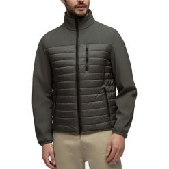 Kurtka GEOX M SAPIENZA Zielony. Zielone kurtki męskie Geox, m, bez wzorów, z tkaniny, casualowe, bez kaptura. Za 616.99 zł.
