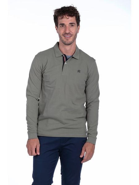 The Time of Bocha Koszulka polo w kolorze khaki rozmiar: L. Brązowe koszulki polo męskie The Time of Bocha, l, bez wzorów, z bawełny, bez ramiączek. Za 122.09 zł.