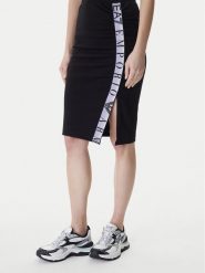 EA7 Emporio Armani Spódnica midi 7W001156 AF12501 Czarny Slim Fit. Czarne spódniczki damskie EA7 Emporio Armani, l, bez wzorów, z syntetyku, midi. Za 449.99 zł.