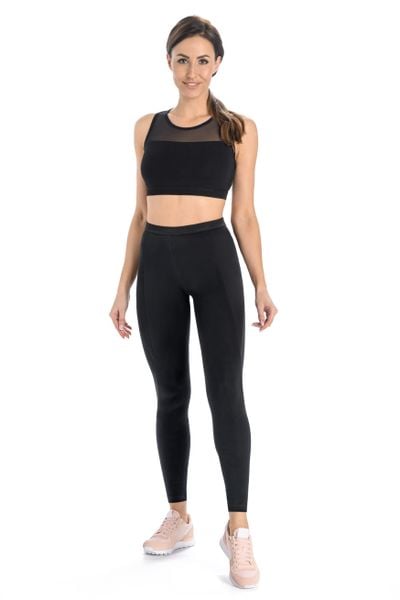 Legginsy na siłownię damskie Teyli Push Up. Czarne legginsy damskie Teyli, s, bez wzorów, z bawełny. Za 99.95 zł.