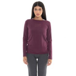 Koszulka Langärmliges Damen z Leone 1947 Nigdy bez Aufdruck. Czerwone t-shirty damskie LEONE 1947 APPAREL, bez wzorów, z bawełny, bez kołnierzyka. W wyprzedaży za 88.41 zł.