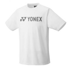 Koszulka tenisowa męska z krótkim rękawem Yonex Uni T-shirt Logo Practice. Białe t-shirty męskie YONEX, m, bez wzorów, z materiału, bez kołnierzyka. Za 100.00 zł.