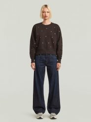 G-Star Bluza w kolorze brązowym rozmiar: L. Brązowe bluzy bez kaptura damskie G-Star, l, z bawełny. Za 169.95 zł.