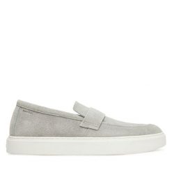 Półbuty Calvin Klein. Szare półbuty męskie CALVIN KLEIN, bez zapięcia. Za 439.99 zł.