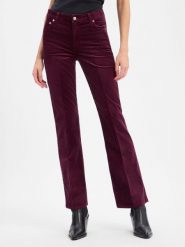 Gant spodnie z sztruksu Kobiety Bawełna lila, 28. Spodnie materiałowe damskie Gant, bez wzorów, z bawełny. Za 799.95 zł.