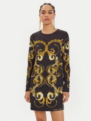 Versace Jeans Couture Sukienka codzienna 77HAO9P1 Kolorowy Regular Fit. Sukienki damskie Versace Jeans Couture, na co dzień, bez wzorów, z jeansu, bez kołnierzyka, bez ramiączek, proste. Za 859.99 zł.