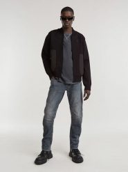 G-Star Dżinsy - Slim fit - w kolorze szarym rozmiar: W33/L34. Szare jeansy męskie G-Star. Za 227.31 zł.