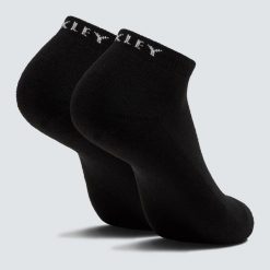 Skarpetki unisex Oakley Short Solid Socks 3 Pary. Czarne skarpetki męskie Oakley, bez wzorów. Za 70.99 zł.