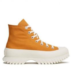 Buty do chodzenia damskie Converse Chuck Taylor All Star Lugged 2.0. Brązowe buty sportowe na co dzień damskie Converse, bez wzorów, z materiału, trekkingowe. W wyprzedaży za 439.95 zł.