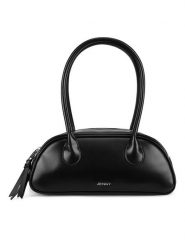 JENNY Torebka JFR-B-003-07 Czarny. Czarne torebki klasyczne damskie Jenny, bez wzorów, z tworzywa sztucznego, bez dodatków. Za 139.99 zł.