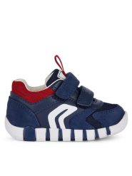 Geox Sneakersy B Iupidoo B3555D 02014 C4244 Granatowy. Niebieskie buty sportowe chłopięce Geox, bez wzorów, z materiału, bez zapięcia. Za 159.99 zł.