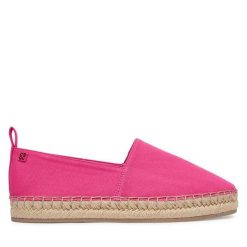 Espadryle Calvin Klein. Czerwone espadryle damskie CALVIN KLEIN, bez wzorów, bez obcasa. Za 329.99 zł.