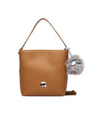 KARL LAGERFELD Torebka B4W30084 Brązowy. Brązowe torebki klasyczne damskie Karl Lagerfeld, bez wzorów, ze skóry, bez dodatków. Za 849.99 zł.