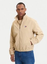Tommy Jeans Kurtka przejściowa Essential DM0DM22720 Beżowy Regular Fit. Brązowe kurtki męskie Tommy Jeans, l, bez wzorów, z jeansu, bez kaptura. Za 529.99 zł.