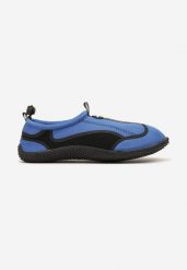 Niebieskie Buty Sportowe Wsuwane z Elastyczną Podeszwą Rivasole. Niebieskie buty sportowe na co dzień męskie Born2be, na lato, z materiału, bez zapięcia. Za 29.99 zł.