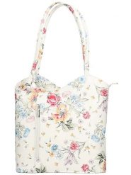 ORE10 Skórzana torebka w kolorze białym - 27 x 30 x 9 cm rozmiar: onesize. Białe torebki klasyczne damskie ORE10, bez wzorów, z materiału, bez dodatków. Za 130.99 zł.