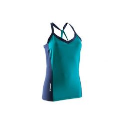 Koszulka wspinaczkowa damska. Niebieskie t-shirty damskie SIMOND, l, bez wzorów, z elastanu, bez kołnierzyka. W wyprzedaży za 54.99 zł.