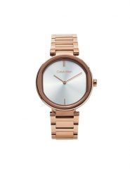 Calvin Klein Zegarek Sensation 25200253 Złoty. Żółte, analogowe zegarki damskie CALVIN KLEIN, złote. Za 669.99 zł.