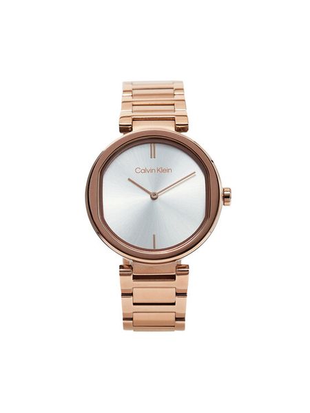 Calvin Klein Zegarek Sensation 25200253 Złoty. Żółte, analogowe zegarki damskie CALVIN KLEIN, złote. Za 669.99 zł.