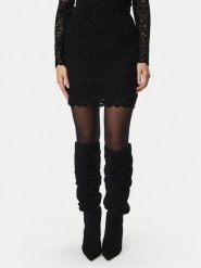 Guess Spódnica mini W6BD59 K7909 Czarny Regular Fit. Czarne spódniczki damskie Guess, m, z aplikacjami, z syntetyku, mini. Za 292.99 zł.